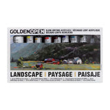 Golden Open Landscape Acrylic Color Set of 8 With Thinner - Retail Maharaj