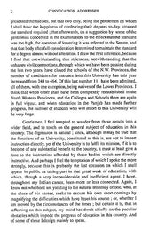 Convocation Address (1858 - 1906)