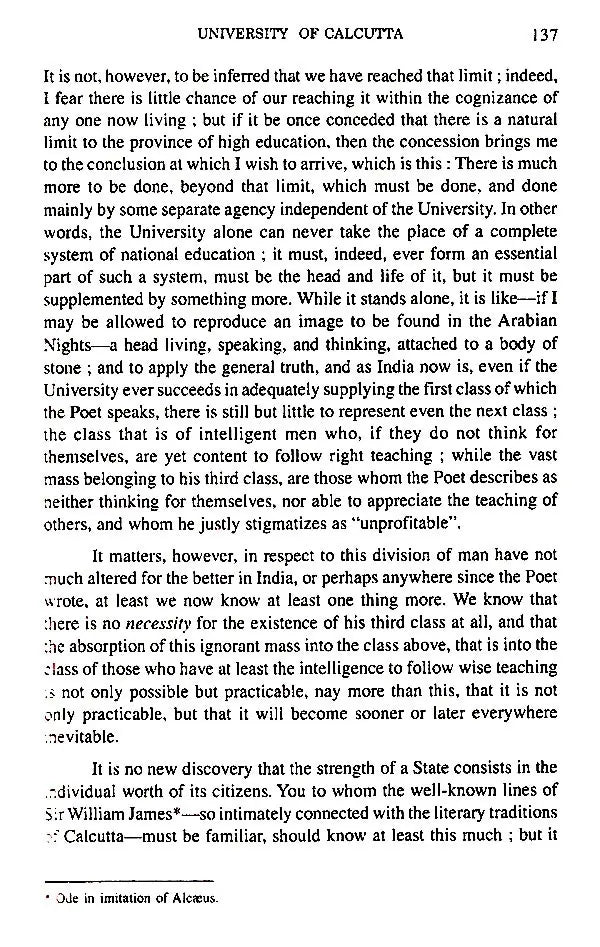 Convocation Address (1858 - 1906)