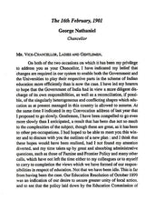 Convocation Address (1858 - 1906)
