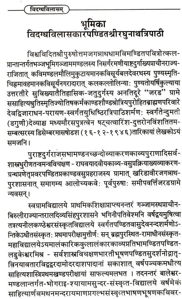 Vidagdha Vilasam - Retail Maharaj