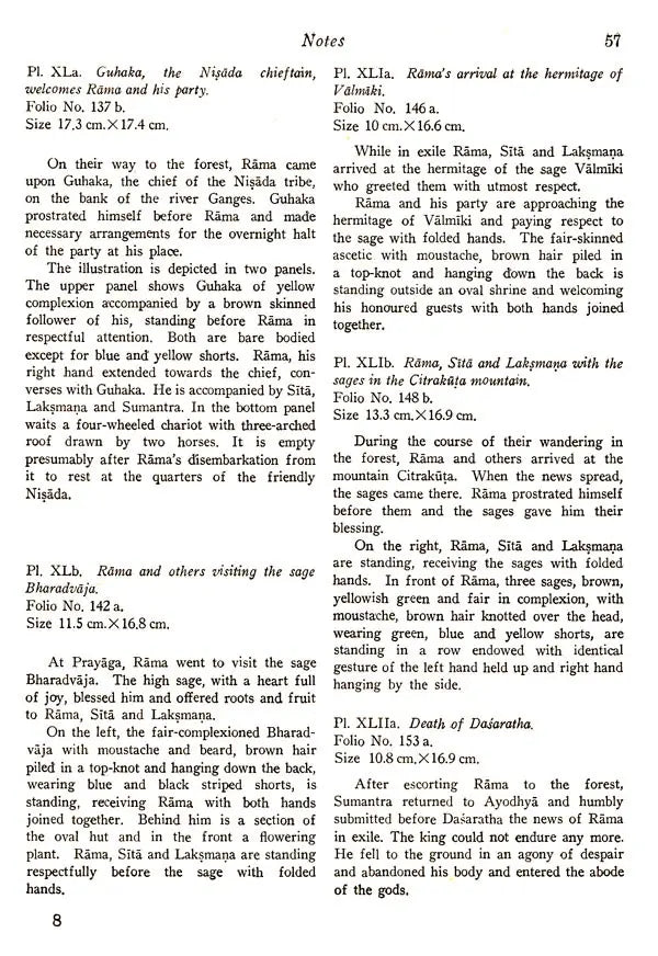 Catalogue of Paintings of The Asutosh Museum Ms. Of the Ramacaritamanas (Ramacaritamanasa) (An Old and Rare Book): Tulsidas Ramayana