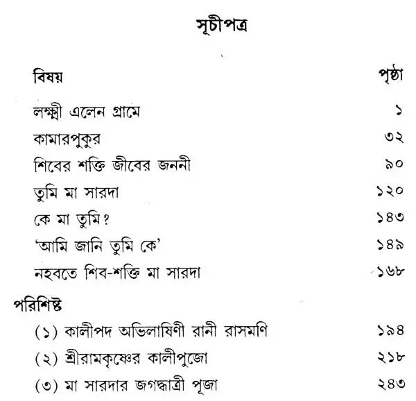 Shiver Shakti Jiver Janani (Bengali)