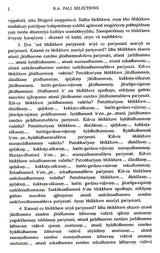 B. A. Pali Selections (Part-1 Prose)