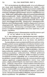 M. A. Pali Selections (Part- II)