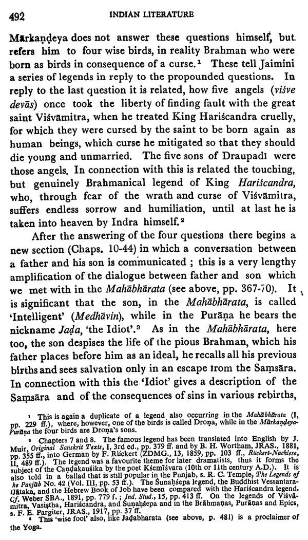 A History of Indian Literature Vol- I Part - II (An Old and Rare Book)
