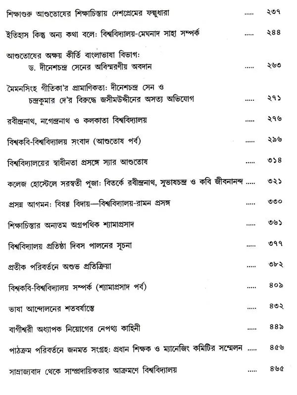 Prasanga: Calcutta University (A Collection of Essays in Bengali)