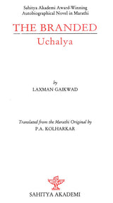 The Branded Uchalya-Sahitya Akademi Award-Winning Autobiographical Novel in Marathi - Retail Maharaj