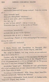 A Middle Indo-Aryan Reader in Volume 2: Notes (An Old and Rare Book)
