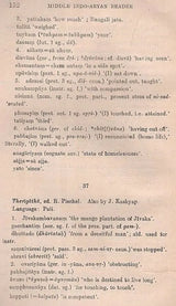 A Middle Indo-Aryan Reader in Volume 2: Notes (An Old and Rare Book)