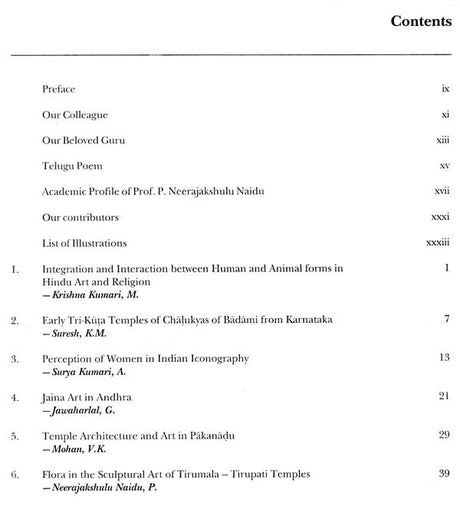 Art and Architecture Recent Researches- Neerajam-A Festschrift Volume in Honour of Prof. P. Neerajakshulu Naidu - Retail Maharaj