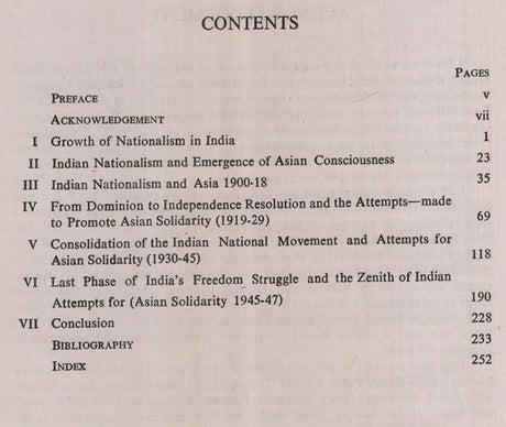 Indian Nationalism and Asia 1900-1947 (An Old and Rare Book) - Retail Maharaj