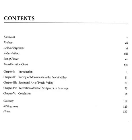 Monuments of the Prachi Valley (A Representation of Sculptural Art in Canvas) - Retail Maharaj