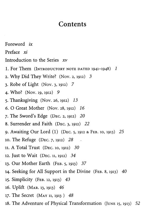 Musings on the Mother's Prayers and Meditations-Part-1 (An Old and Rare Book) - Retail Maharaj