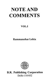Note and Comments- Set of 2 Volumes (An Old and Rare Book) - Retail Maharaj