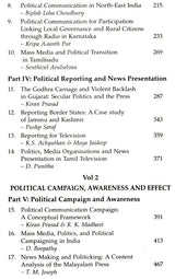Political Communication- The Indian Expereince (Set of 2 Volumes) - Retail Maharaj