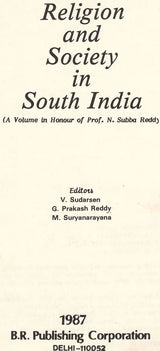 Religion and Society in South India (An Old & Rare Book) - Retail Maharaj