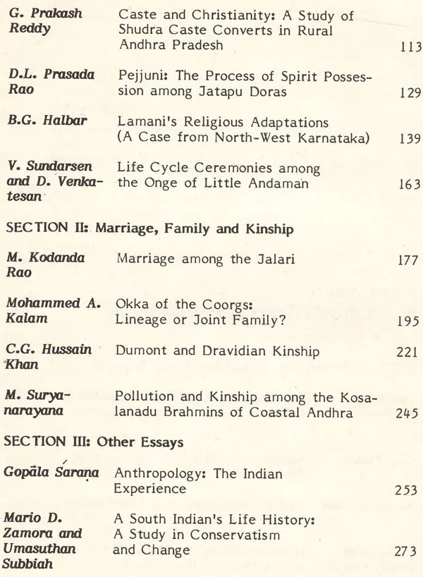 Religion and Society in South India (An Old & Rare Book) - Retail Maharaj