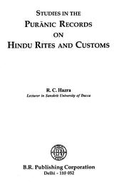 Studies in the Puranic Records on Hindu Rites and Customs - Retail Maharaj