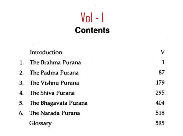 The Holy Puranas (Set of Three Volumes) - Retail Maharaj