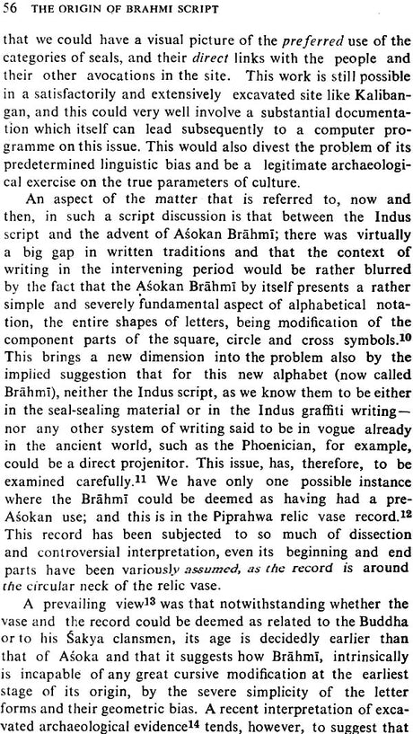 The Origin of Brahmi Script (An Old & Rare Book) - Retail Maharaj