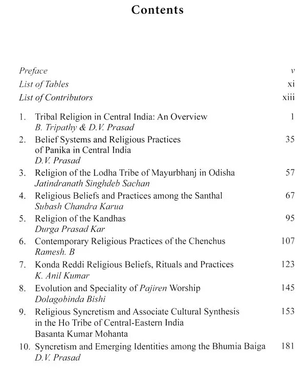 Tribal Religion in Central India- Continuity and Change - Retail Maharaj