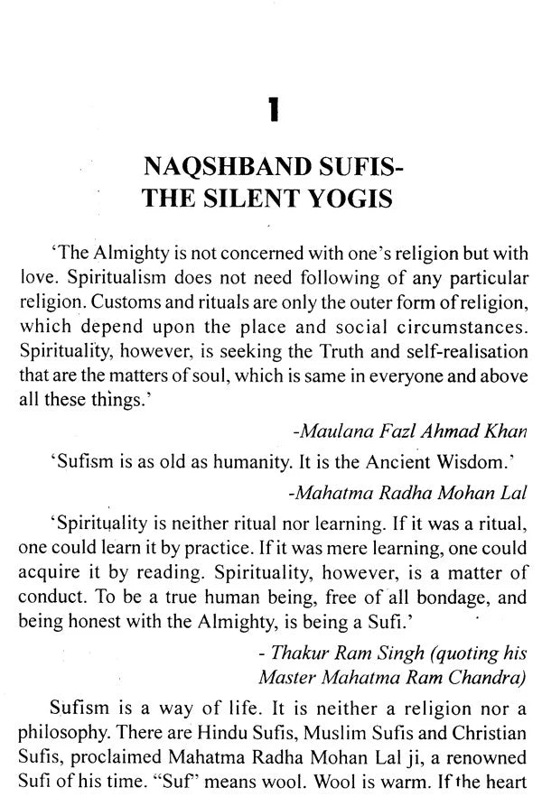 Yogis in Silence- The Great Sufi Masters (An Old and Rare Book) - Retail Maharaj