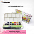 Zig Transparent Watercolor Set – 14 Shades (Made in Japan) - Retail Maharaj