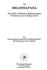 The Dhammapada (The Path of Dharma: Righteousness with References to the Bhagavad Gita) - Retail Maharaj