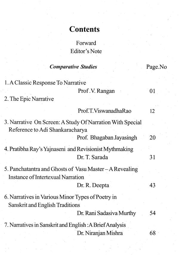 Narrative Literatures in English and Sanskrit (Proceedings of the Seminar held on 3rd and 4th September 2013) - Retail Maharaj