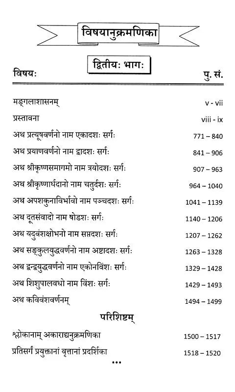 Shishupalavadham with Easy Prasadini Sanskrit Commentary Set of 2 Volumes - Retail Maharaj