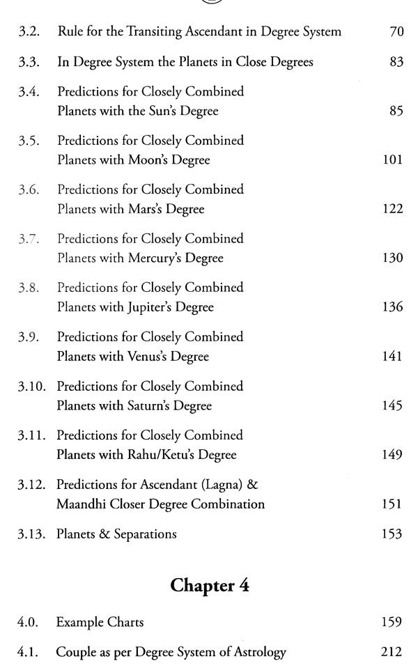 Degree System of Astrology: New Method of Astrology