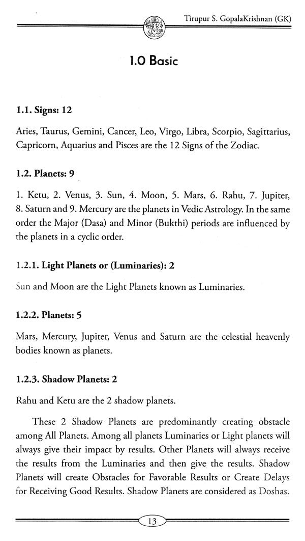 Degree System of Astrology: New Method of Astrology