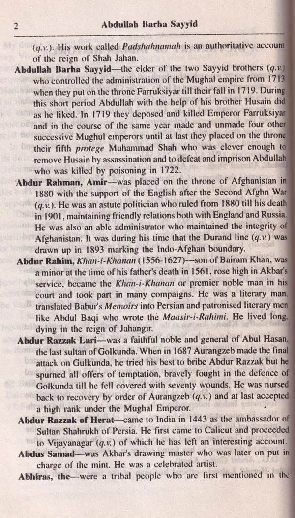 A Dictionary of Indian History (An Old and Rare Book)