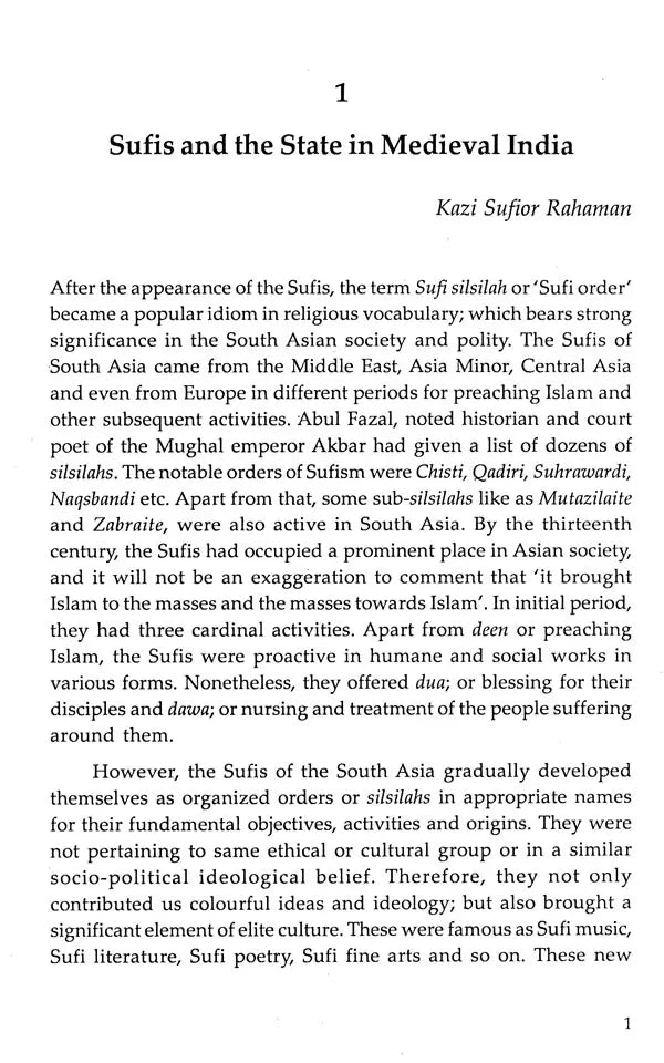 Dimensions of Islamic Spirituality in South Asia and Beyond