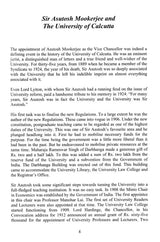 Sri Asutosh Mookerjee: A Tribute