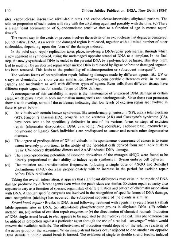Genetics and Environment – Dissertations (Collection of Papers of Late Professor Archana Sharma – A Tribute)