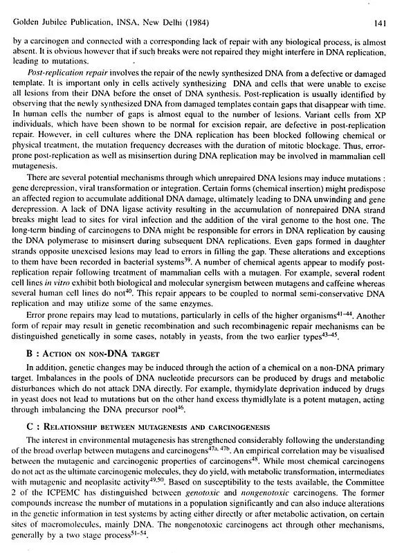 Genetics and Environment – Dissertations (Collection of Papers of Late Professor Archana Sharma – A Tribute)