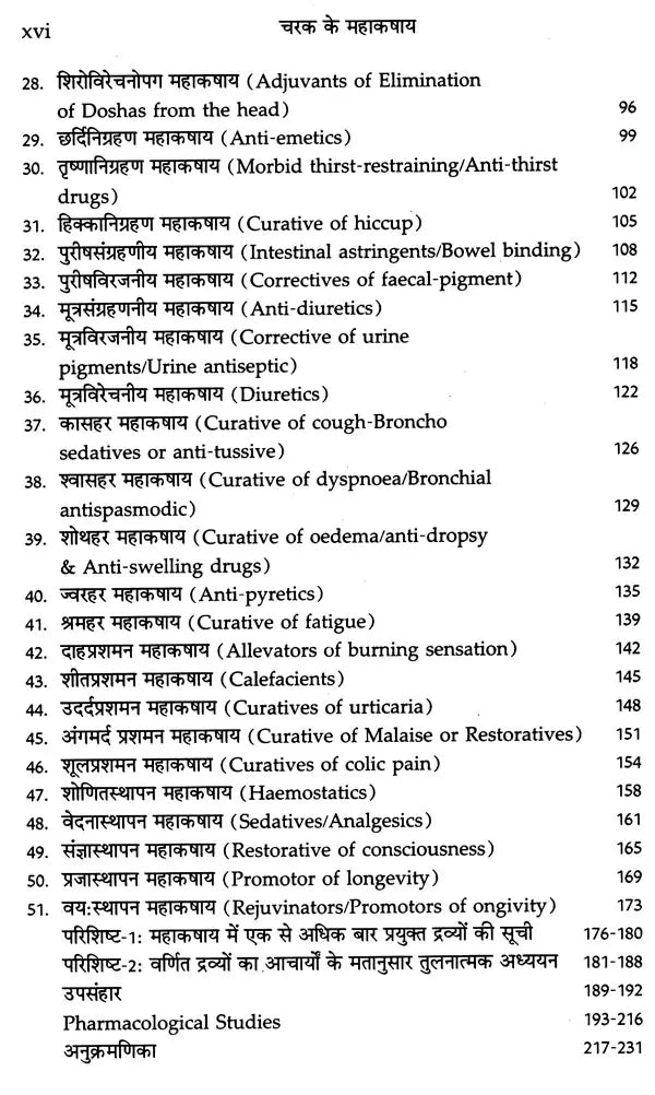 चरक के महाकषाय: Mahakashaya of Charak - Retail Maharaj