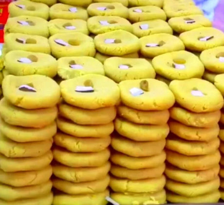 Baidyanathnagri Baba Dham Deoghar Kesar Peda (Online Prasad) - Retail Maharaj
