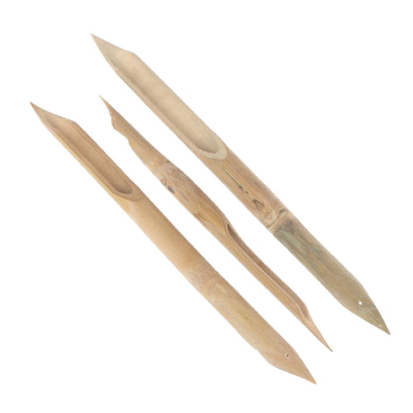 Art Tools 3pcs Set – Bamboo Sculpture Making Kit (Clay & Pottery Tools) - Retail Maharaj