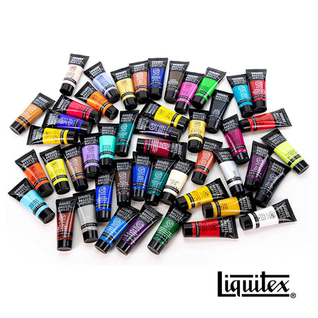 Liquitex Basics Acrylic Paint Tube Set Professional Artist Colour Set for Canvas and Mixed Media Art - Retail Maharaj