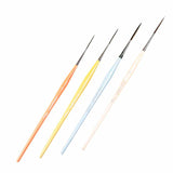 Retail Maharaj Long Rigger Liner Brush Set of 4 Candy - Retail Maharaj