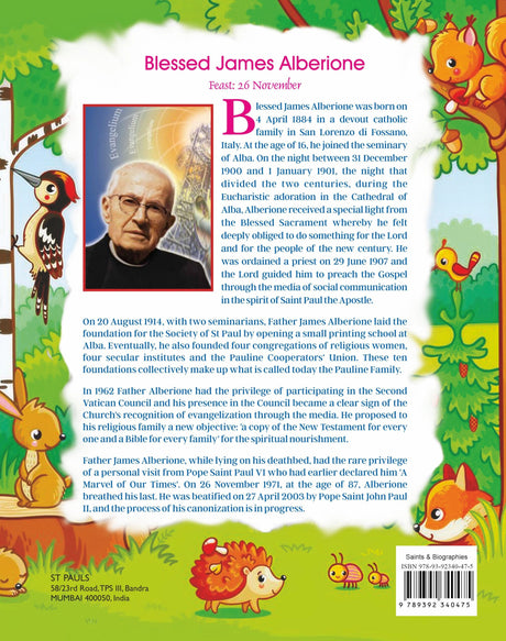 An Illustrated Book of Saints for Children: With Popular Marian Feasts - Retail Maharaj