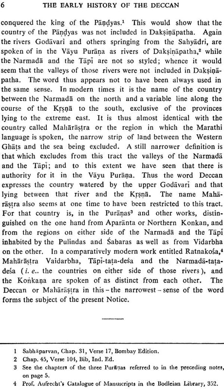 Early History of the Deccan and Miscellaneous Historical Essays (An Old and Rare Book) - Retail Maharaj