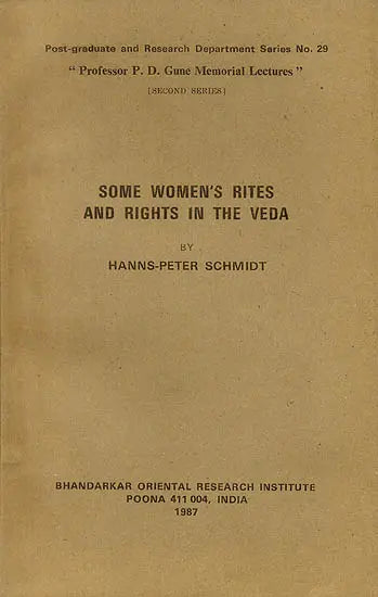 Some Women's Rites and Rights in The Veda (An Old and Rare Book) - Retail Maharaj