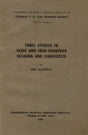 Three Studies in Vedic and Indo-European Religion and Linguistics (A Rare Book) - Retail Maharaj