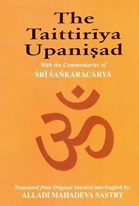The Tattiriya Upanishad: with the Commentary of Sankaracharya - Retail Maharaj