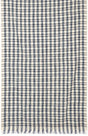 Handwoven Blue & White Woollen Shawl - Retail Maharaj