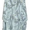 Digital Print Muslin Kaftan – Blue - Retail Maharaj